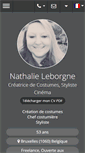 Mobile Screenshot of nathalie-leborgne.com